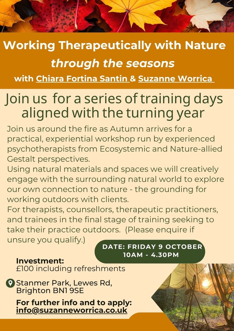 working therapeutically with nature cpd 1
